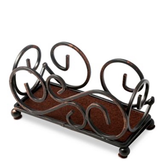 Other - Bronze Toned Iron Coaster Holder